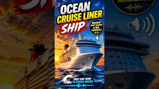 🚢 Ocean Cruise Liner Ship – Massive Ship Sound &amp; Sea Ambience