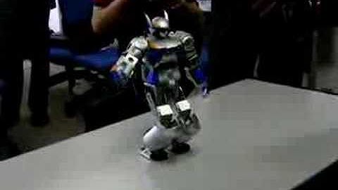 Linux-powered robot in action