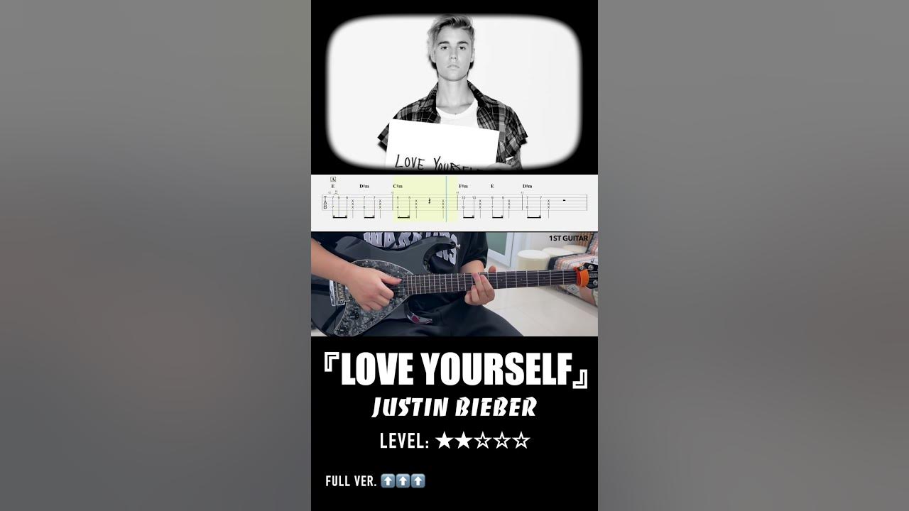 Justin Bieber - 『Love Yourself』 | guitar cover(with TAB)