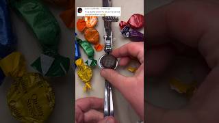 QUALITY STREET vs GARLIC PRESS  ASMR #satisfying #shorts #asmr #relaxing #asmrsounds #relax #fun