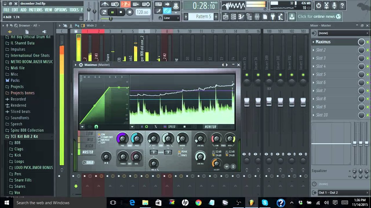 Mixing a beat for OG Chrys Beats YouTube