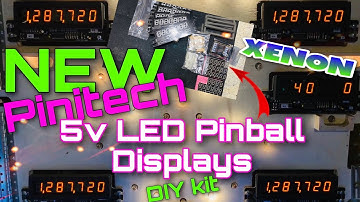 PINITECH UNO Display Kit for our Bally Pinball Machine