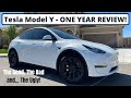Tesla Model Y - One Year Review! The Good, the Bad and... the Ugly!