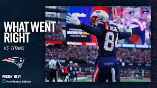 Kendrick Bourne Shines in Patriots Win Over Titans  | What Went Right