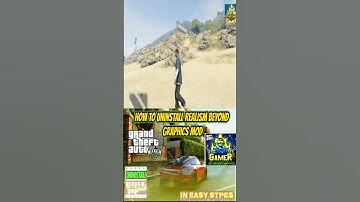 GTA 5 How to Uninstall Realism Beyond Graphics Mod #tips
