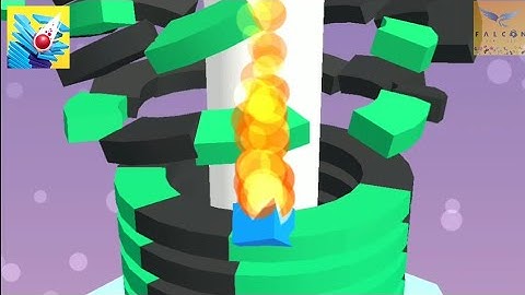 STACK BALL 🔵🟠🟢 Max Level Gameplay (Android & IOS) Walkthrough/All Levels/New Update/Level 15-20