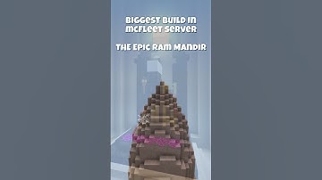 Minecraft BIGGEST BUILD #shorts