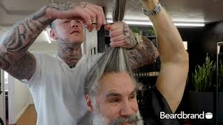 Hair Model Boosts Confidence after Transforming Hair | Beardbrand Barbershop