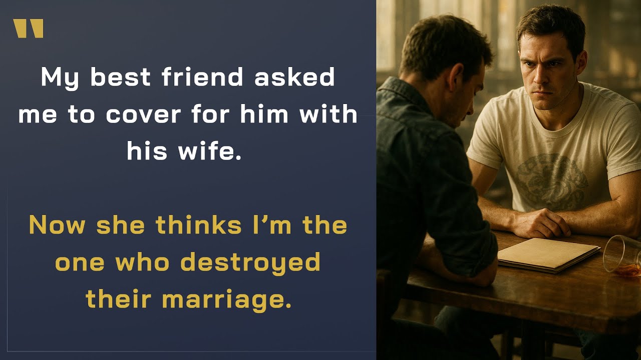My best friend asked me to cover for him. Now his wife thinks I destroyed their marriage.