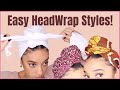 A WEEK in a HEADWRAP - How I look after my hair underneath & different head wrap styles!