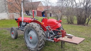 Cijepanje drva sa IMT 539 I cjepačem na svrdlo. Vlog #24