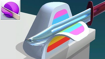 ASMR Slicing (IOS, Android) New update Gameplay All Levels (Level 1-3)