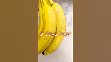 The fast way to ripen bananas