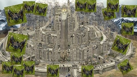 Blowing Minas Tirith up WITH 4000!! bombs, 100 SUBS Special  #lotrbfme