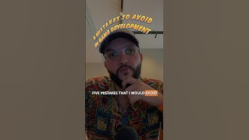 5 Mistakes To Avoid When Starting Game Dev #gamedevtips #indiegamedev #indiedevs #indiegamesdev