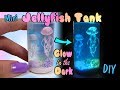 Simple 'Glow In The Dark' Mini Jellyfish Tank Tutorial // DIY Miniature Aquarium