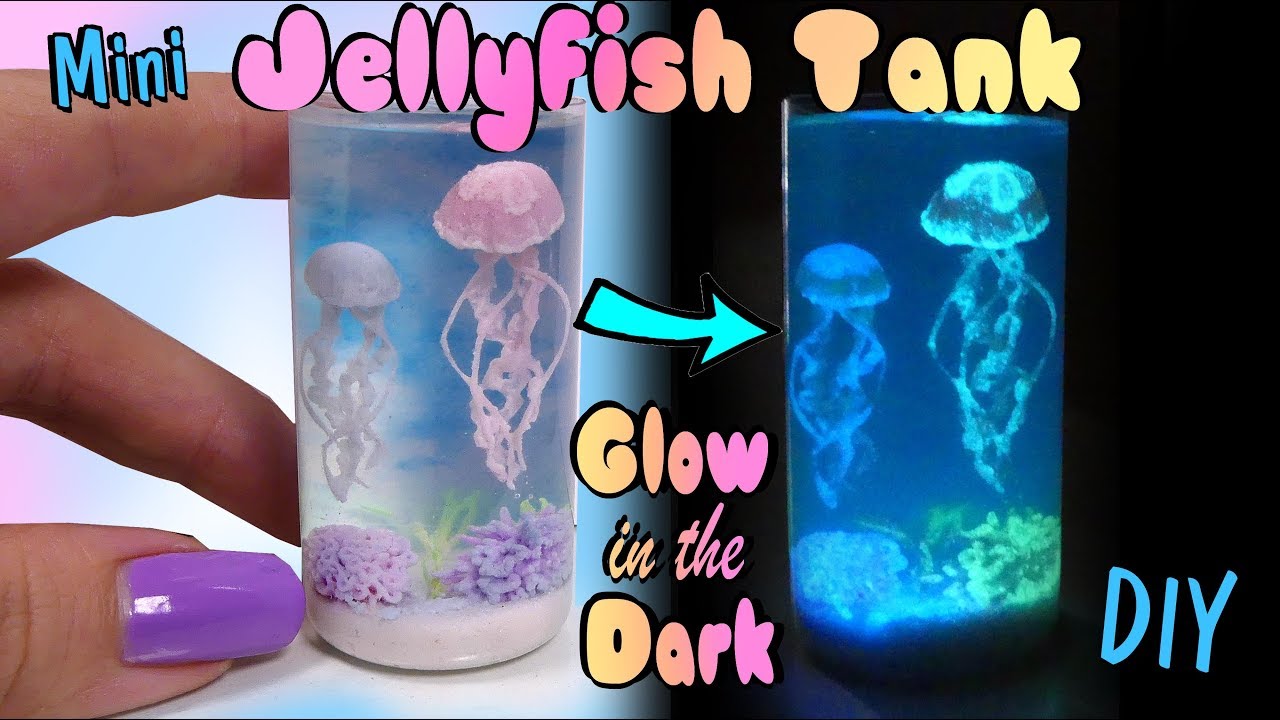 How To Miniature Aquarium Tutorial NO RESIN / DIY Mini Fish Tank