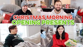 OPENING PRESENTS CHRISTMAS MORNING 2022 | Our Family Nest