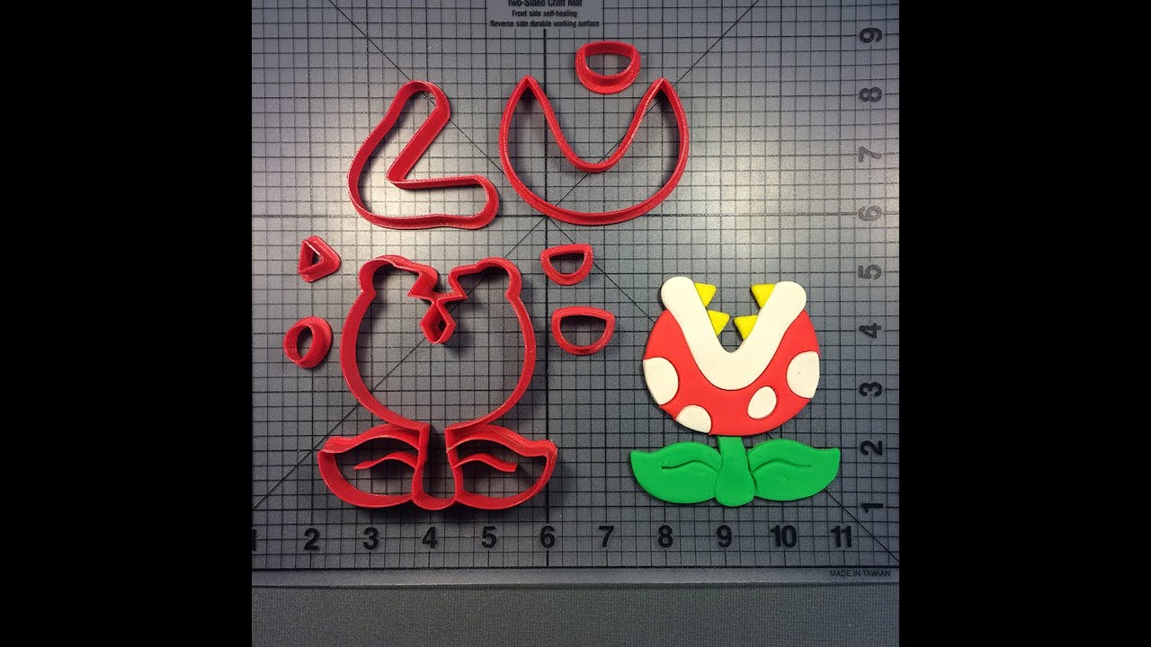 Super Mario - Piranha Plant 100 Cookie Cutter Set | JB Cookie Cutters