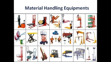 ME-476 Material Handling Equipment