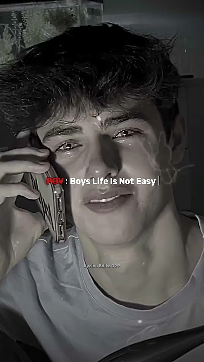 BOYS LIFE IS NOT EASY || Asthetic Lyrics Video || #shorts #shortsviral #shortfeed #sadmusic #lyrics