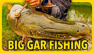 How to catch gar in the cold weather, alligator gar fishing tips