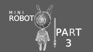 Maya 3D Mini Robot Modeling Tutorial | SpeedArt | Part-3