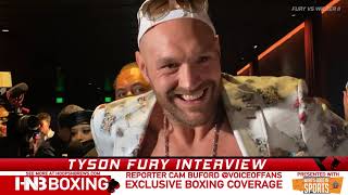 EXCLUSIVE: Tyson Fury on Deontay Wilder II, Wilder refusing to talk at presser + more  | HNBBoxing