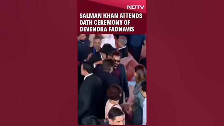 Maharashtra CM Oath | Salman Khan Hugs Shah Rukh Khan At Oath Ceremony Of Devendra Fadnavis