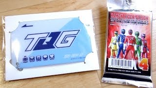 レインボーパス型パスケース & ライダー大戦カードvol.4 レビュー！とりあえずアミィのカードを入れてみたw 劇場限定品 仮面ライダー鎧武(ガイム) トッキュウジャー