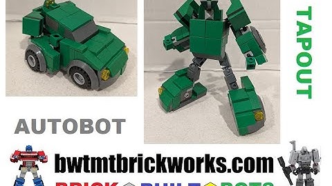 TRANSFORMERS MINIBOT TAP-OUT MOC BY BWTMT BRICKWORKS