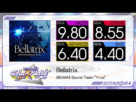 【GITADORA】 Bellatrix (MASTER ~ BASIC) Drum