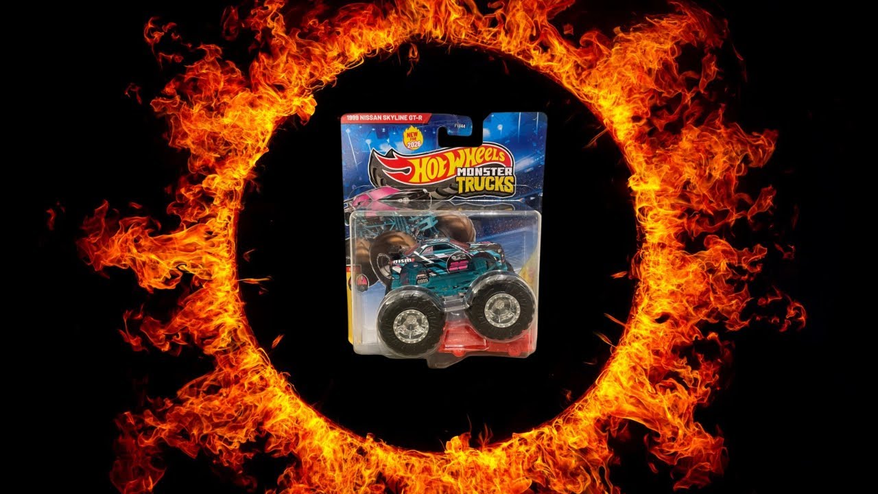 Обзор модели Hot Wheels Monster Trucks Nissan Skyline GT-R 2026 года | Подробный обзор и честное ...