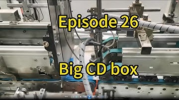 Big CD box in XS850 XIESHUN High speed folder gluer