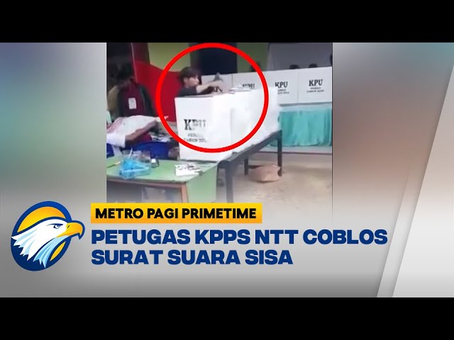 Duh! Petugas KPPS di NTT Coblos Surat Suara Sisa class=