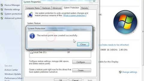 วิธีใช้ System Restore