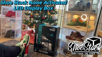 Shoe Stack Sound Activated LED Shoe Box - Unboxing, Assembly and Review