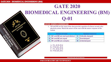 GATE2020 Biomedical Engineering Solved Question - Q01 (Tamil)