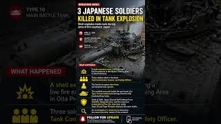 A shell exploded inside a tank during an exercise  #news #latestnews