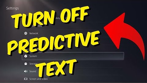 How To Turn Off Predictive Text On PS5 - How To Delete Predictive Text On PS5