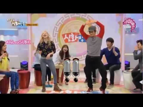 130210 Shinhwa Broadcast & SNSD - "Funny I Got A Boy"