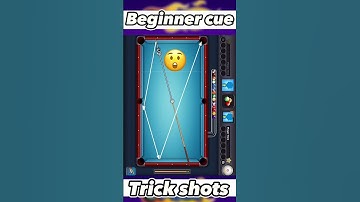 8 Ball Pool Trick Shots with Beginner cue #8ballpool #gaming #shorts #billiards #youtubeshorts