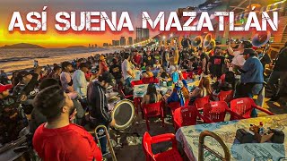 Así suena mi bello Mazatlán / Turista contrata cinco Bandas  en Vivo