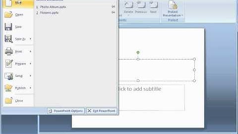 ICDL Ver5 Module6 الوحدة 6  العروض التقديمية واجهة البرنامج