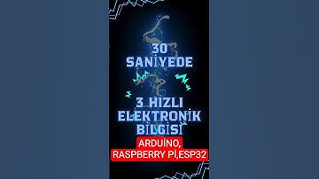 Arduino, Raspberry Pi, ESP32 Nedir? | 30 Saniyede Elektronik
