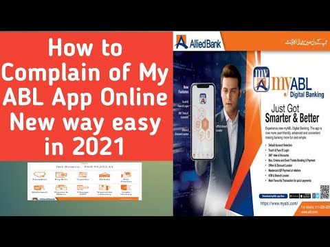 How to Complain of My ABL App Online in 2021 easy way