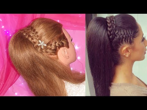 RECOGIDO ALTO ELEGANTE CON TRENZAS PARA NOVIA , QUINCEAÑERA, GRADUACION ,  FIESTA - YouTube