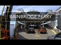 Bainbridge Ferry [Seattle to Bainbridge Island] Drive Washington 4K USA