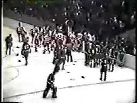 1982 Sioux Badger Hockey Fight