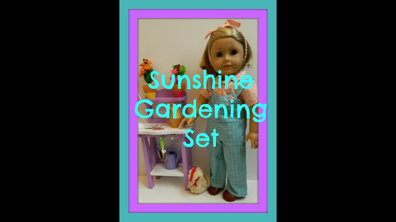 American Girl Doll ~Opening~ Sunshine Gardening Bench Set MyAG